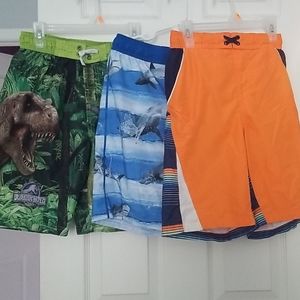Bundle of 3 Boys Swim Trunks. All size 10/12